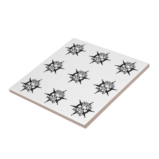 Pirate Ceramic Tiles (Side)