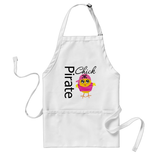 Pirate Chick Adult Apron (Front)