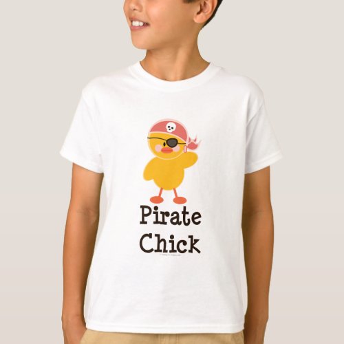 Pirate Chick Kids T shirt