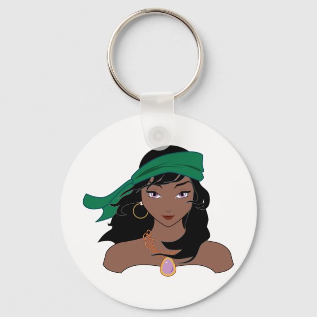 Pirate Chicks ROCK! Keychain (Front)