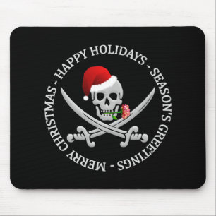 Pirate Christmas mousepad