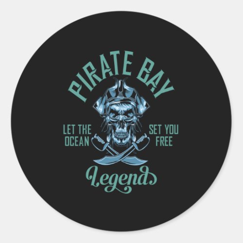 Pirate Classic Round Sticker