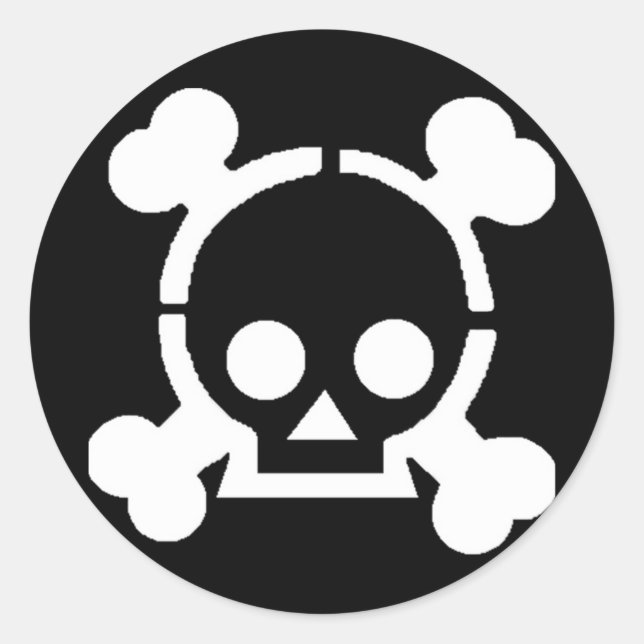 Pirate! Classic Round Sticker (Front)