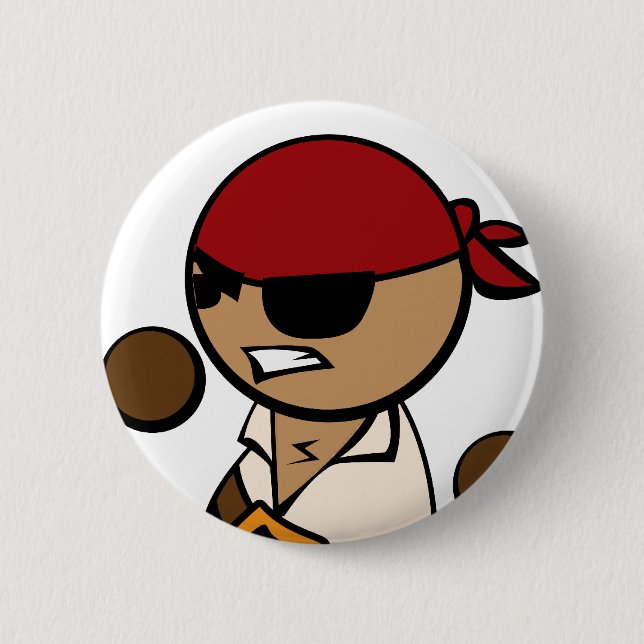 Pirate Close-up Button (Front)
