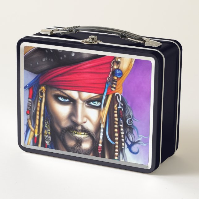 Pirate Collection Metal Lunch Box (Front)