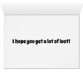 Pirate Corgi Birthday Card (Inside Horizontal (Bottom))