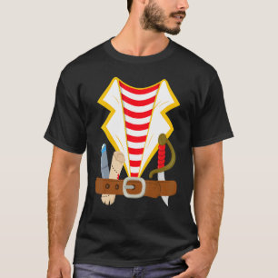 Pirate Costume Kids Boys Girls Pirate Women Men Co T-Shirt