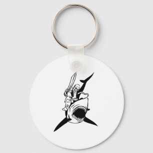 Pirate Costume Parties Accessories Skeleton Shark Keychain