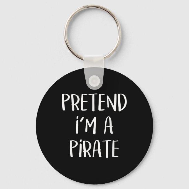 Pirate Costume Party Co. Uni-all Ages Funny Hallow Keychain (Front)