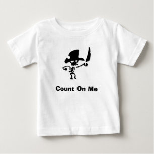 Pirate Count On Me Baby T-Shirt