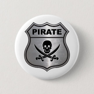 Pirate Crest Button