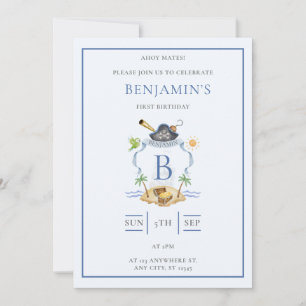 Pirate Crest Invitation