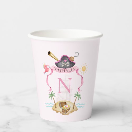 Pirate Crest Paper Cups