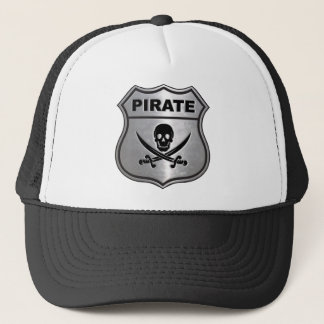Pirate Crest Trucker Hat