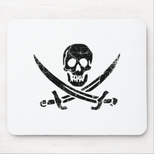 Pirate Cross Mouse Pad