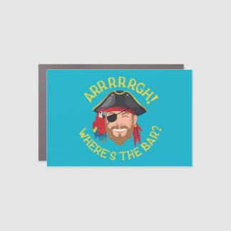 Pirate Cruise Ship Door Marker  Car Magnet