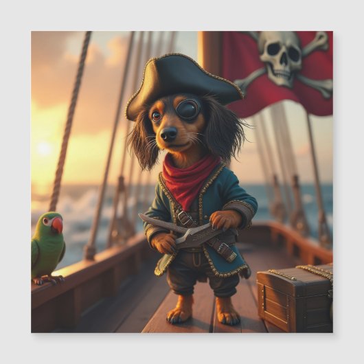 Pirate Dachshund (Front)
