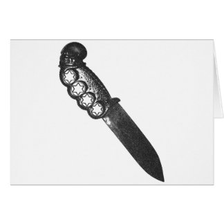 pirate dagger brass knuckles cards
