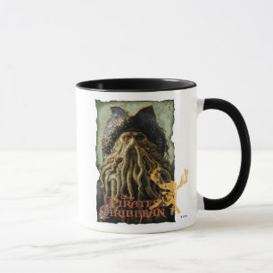 Pirate Davy Jones with Skull Disney Mug