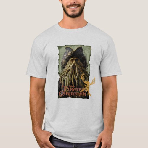 Pirate Davy Jones with Skull Disney T_Shirt