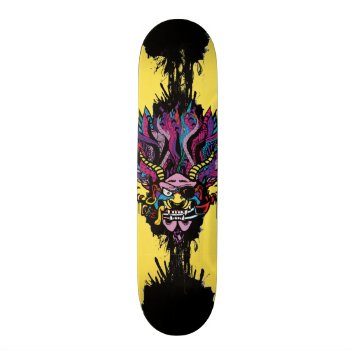Pirate Demon Warlord Skateboard by BenFellowes at Zazzle