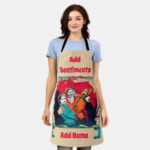 Pirate Design edit & add text, Apron