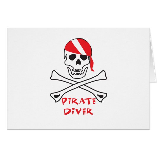 Pirate Diver Cards (Front Horizontal)