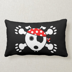 Pirate Dog Lumbar Pillow