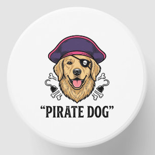 Pirate Dog Vintage Engraving Shirt Design_1 Mini Candle Favors