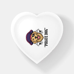 Pirate Dog Vintage Engraving Shirt Design_1 Paperweight