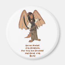 Pirate Dragon Magnet