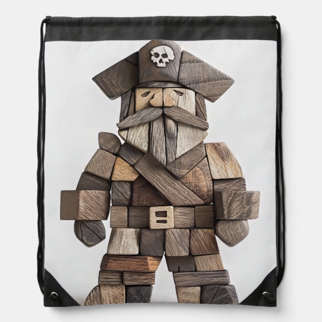 PIrate Drawstring Bag (Front)