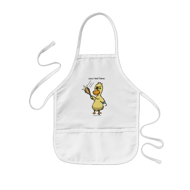 Pirate Duck Kids' Apron (Front)