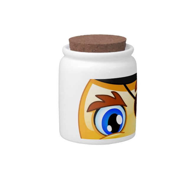 pirate emoji candy jar (Front)