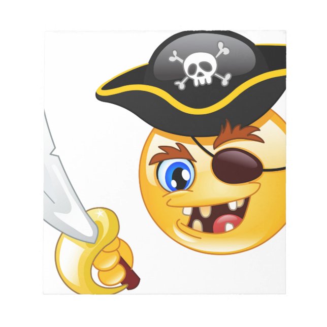 pirate emoji notepad (Front)