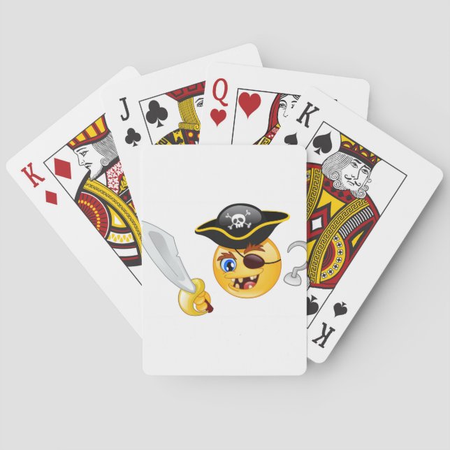 pirate emoji poker cards (Back)