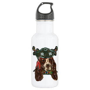 Pirate English Springer Stainless Steel Water Bottle