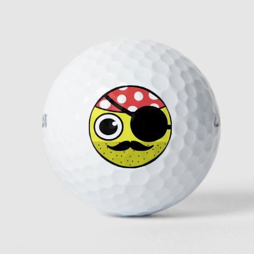 Pirate Face Golf Balls