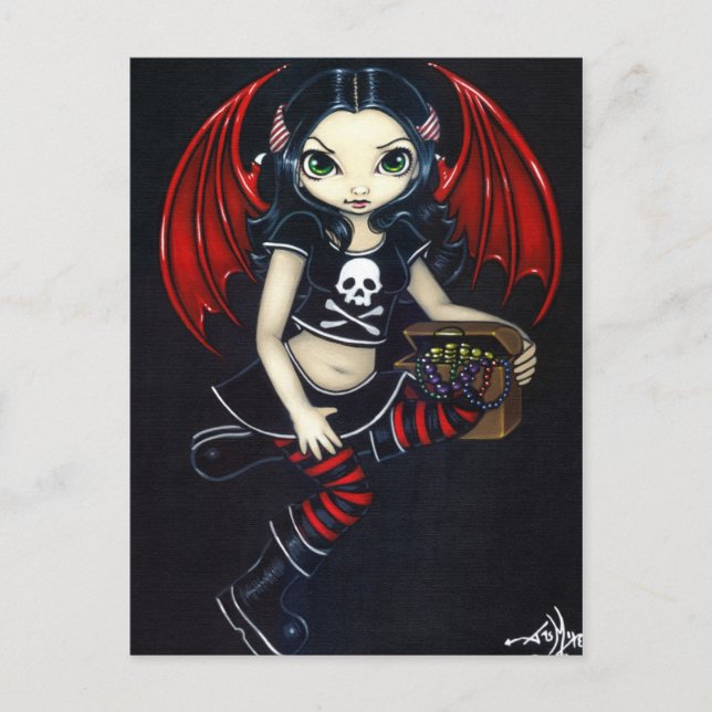 "Pirate Fairy" Postcard (Front)