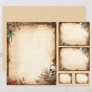 Pirate Fantasy Menu set