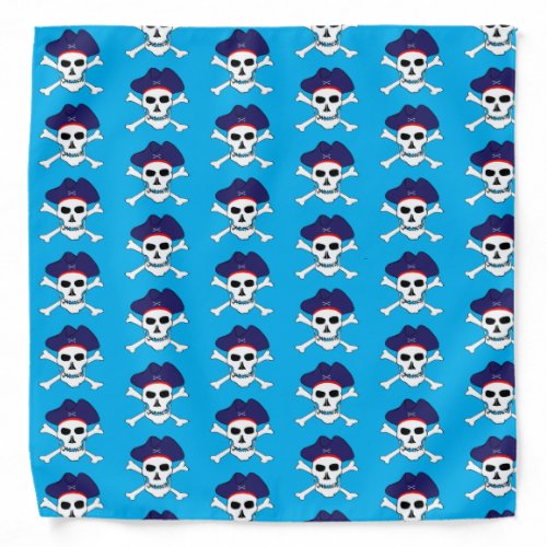 Pirate Fashion  Captain Skull Bones Boys Bandana