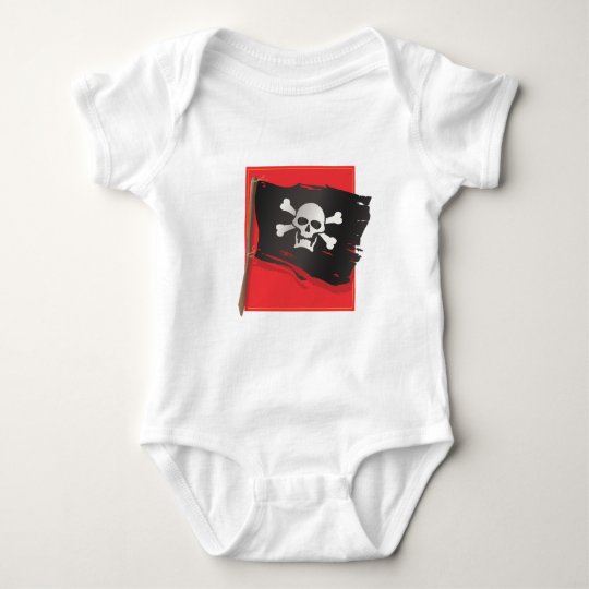 Pirate Flag Baby Bodysuit