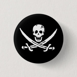 Pirate Flag Button