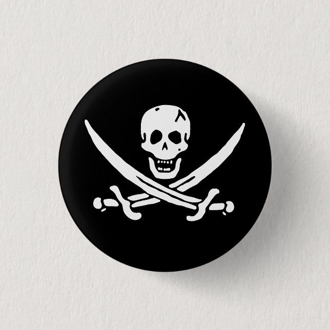 Pirate Flag Button (Front)