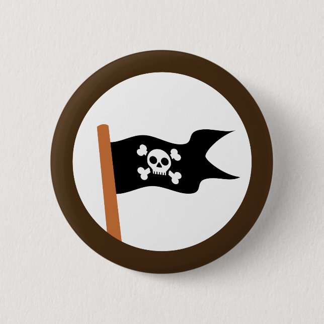 Pirate Flag Button (Front)