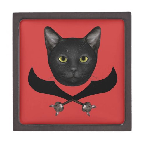 Pirate Flag Cat Gift Box