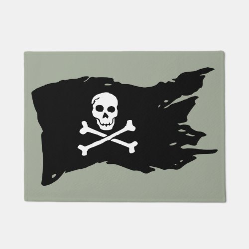 Pirate Flag Doormat