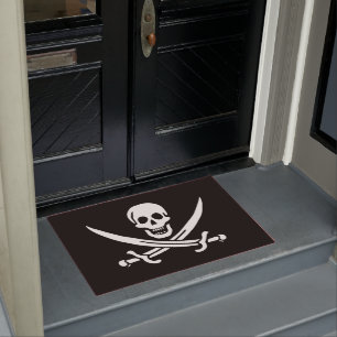 Pirate Flag Doormat