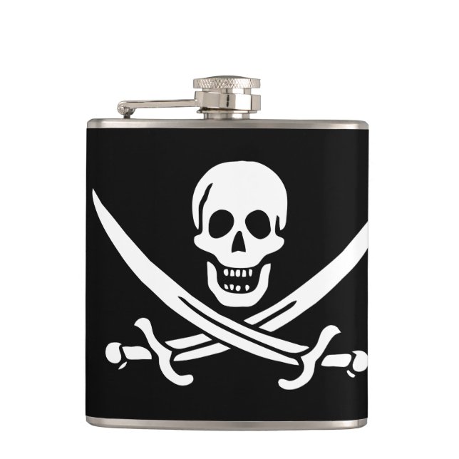 Pirate Flag Flask (Front)