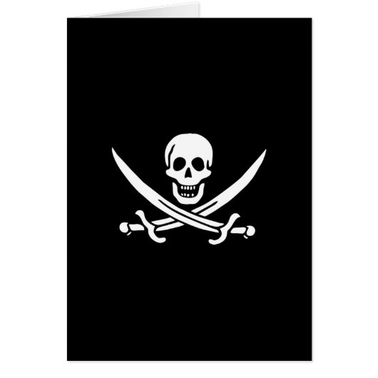 Pirate Flag Gifts Cards (Front)